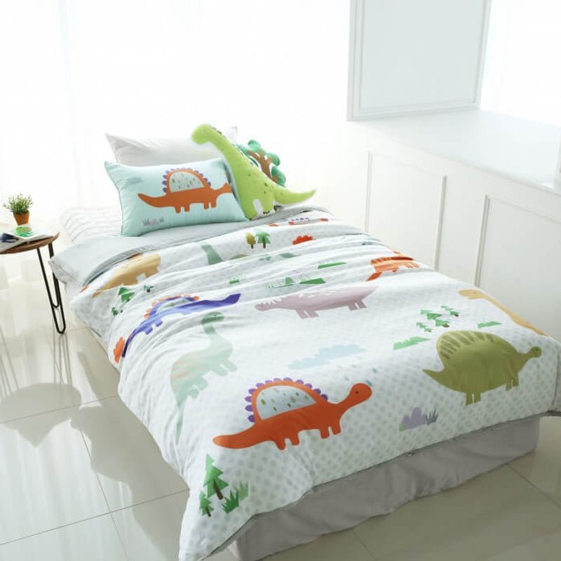Jadaloo Anti-Dustmite Single Bed Duvet Set - Jurassic Park