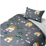 Jadaloo Anti-Dustmite Single Bed Duvet Set - Maison Gray