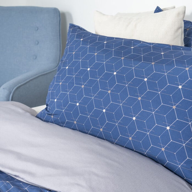 Jadaloo Anti-Dustmite Single Bed Duvet Set without Padding - Cube