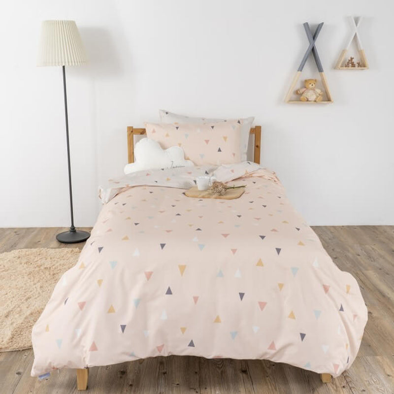 Jadaloo Anti-Dustmite Single Bed Duvet Set without Padding - Juni Peach