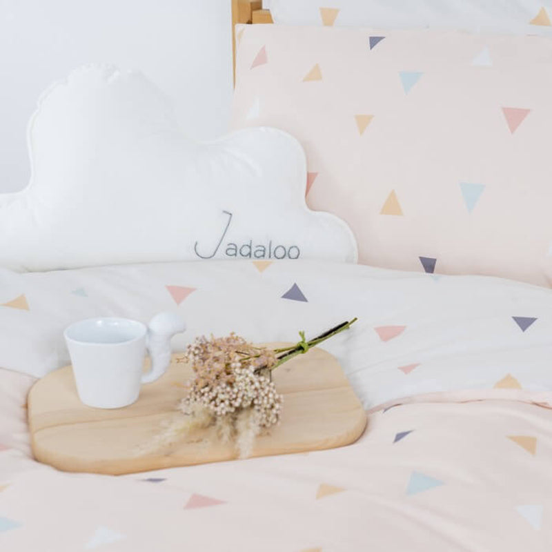 Jadaloo Anti-Dustmite Single Bed Duvet Set without Padding - Juni Peach