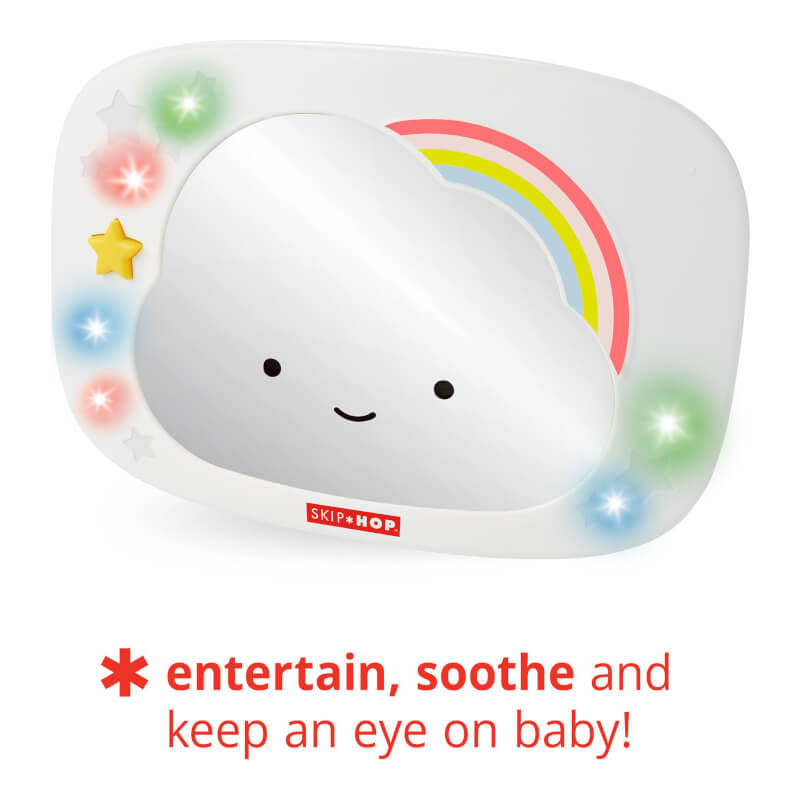 Skip Hop Silver Lining Cloud Entertainment Car Mirror
