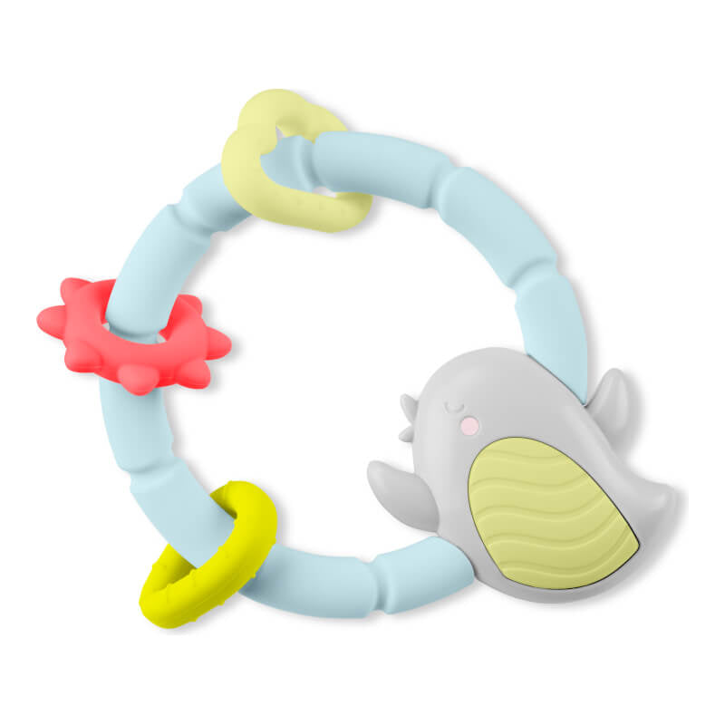 Skip Hop Silver Lining Cloud Teether & Play Toy - Bird