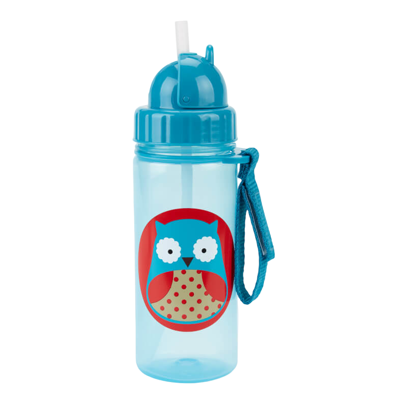 Skip Hop Zoo PP Straw Bottle 390ml