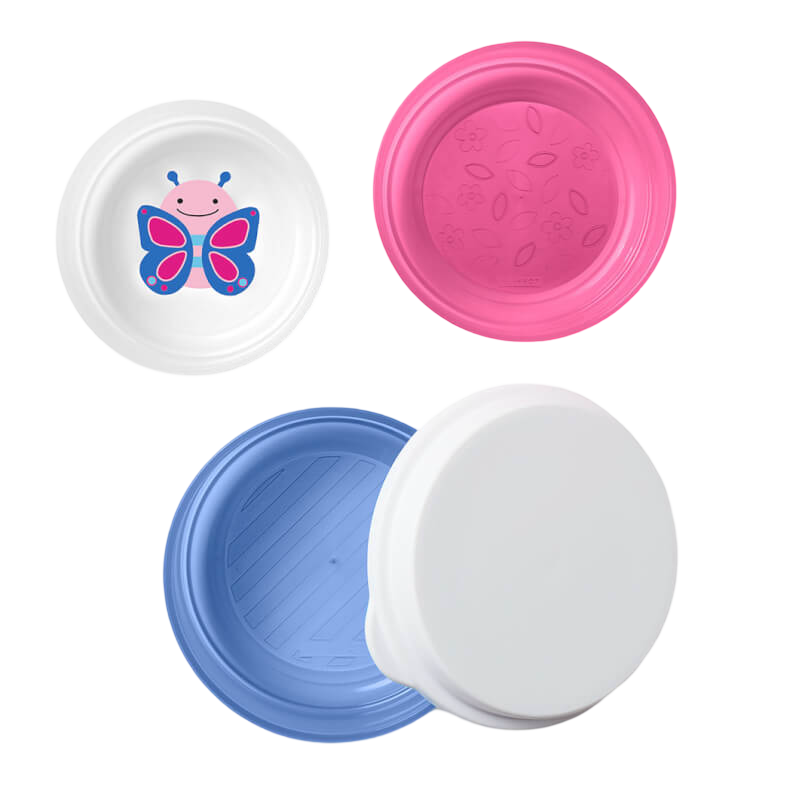 Skip Hop Zoo Smart Serve Non-Slip Bowls - 3 Pack