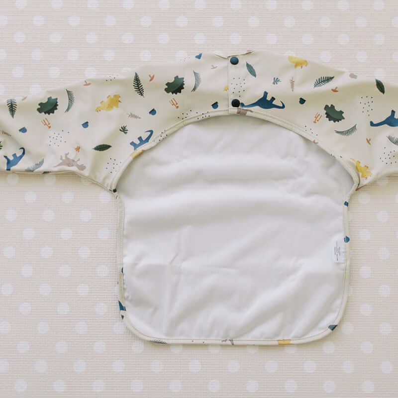 Milk It Baby Sleeved Bib - Dino Dreams