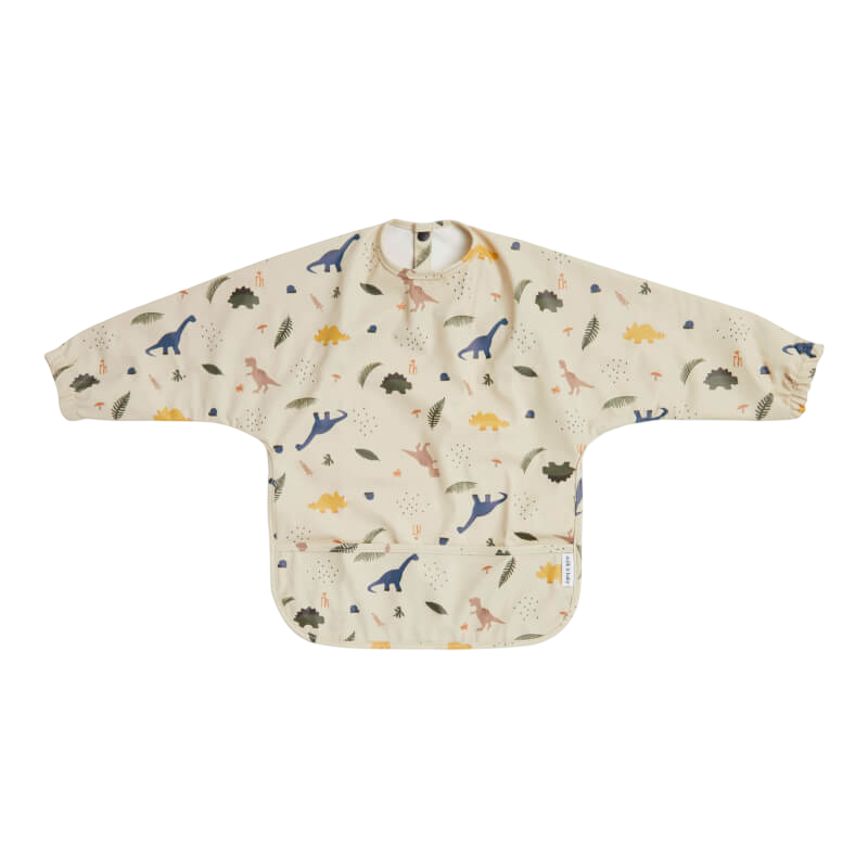 Milk It Baby Sleeved Bib - Dino Dreams