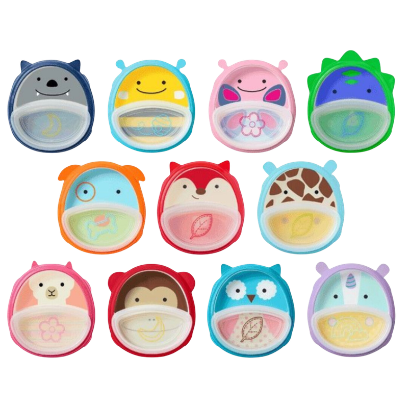 Skip Hop Zoo Smart Serve Plate & Bowl