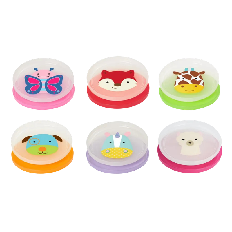 Skip Hop Zoo Smart Serve Non-Slip Plates - 2 Pack