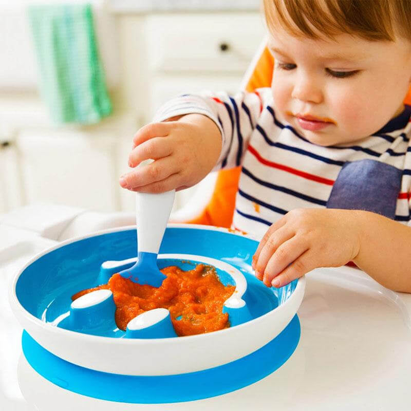 Munchkin Smile n Scoop Suction Plate & Training Spoon