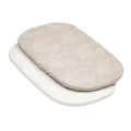 Stokke® Snoozi™ Fitted Sheets (2-Pack) - Dandelion Beige / Vanilla Cream