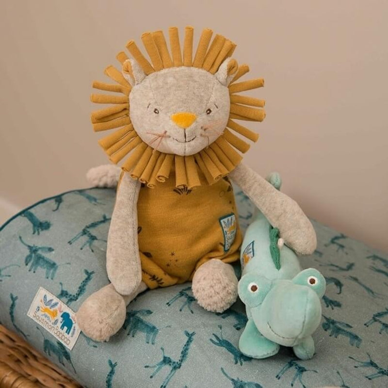Moulin Roty Sous Mon Baobab Musical Lion 28cm
