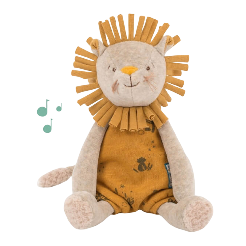 Moulin Roty Sous Mon Baobab Musical Lion 28cm