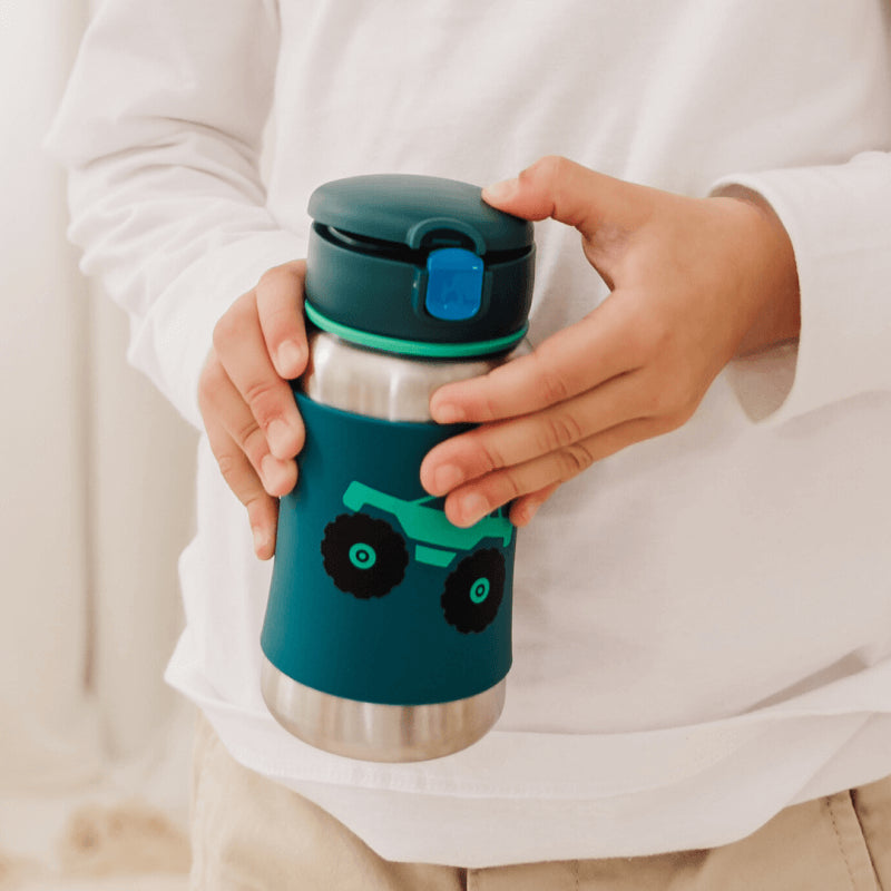 Skip Hop Spark Style 不鏽鋼吸管水瓶 350ml