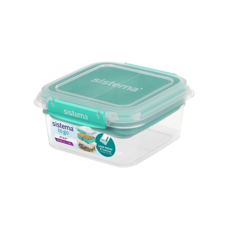 Sistema® Square Stax To Go Container