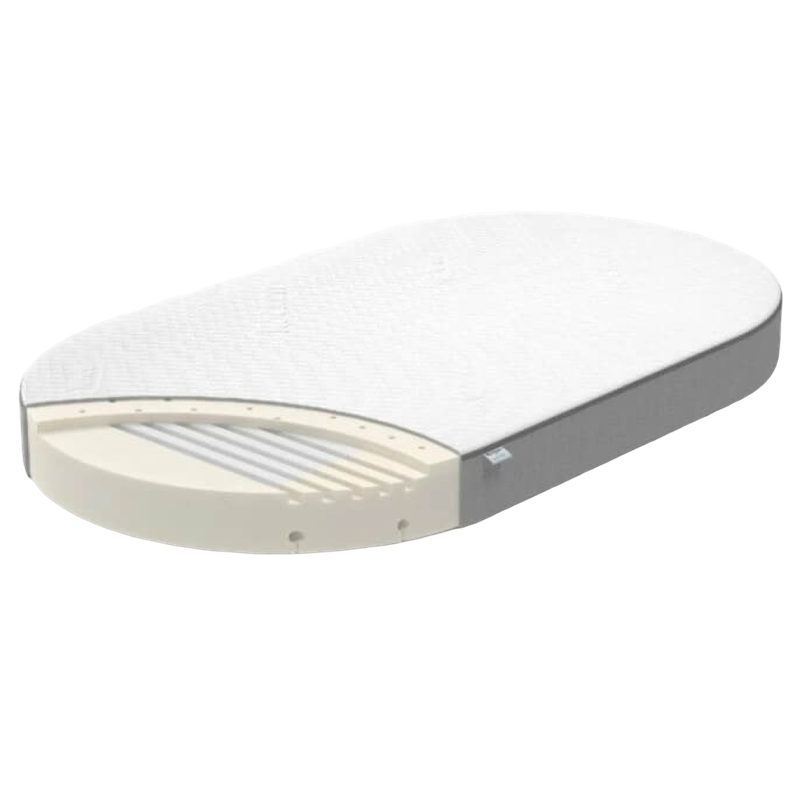 Rucken Stabil Crib Mattress - Oval 120 x 73 x 10 cm