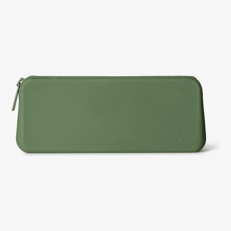 Citron Stainless Steel Cutlery with Pouch - Green