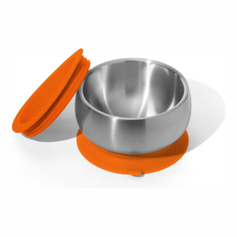 Avanchy Stainless Steel Suction Baby Bowl + Air-Tight Lid