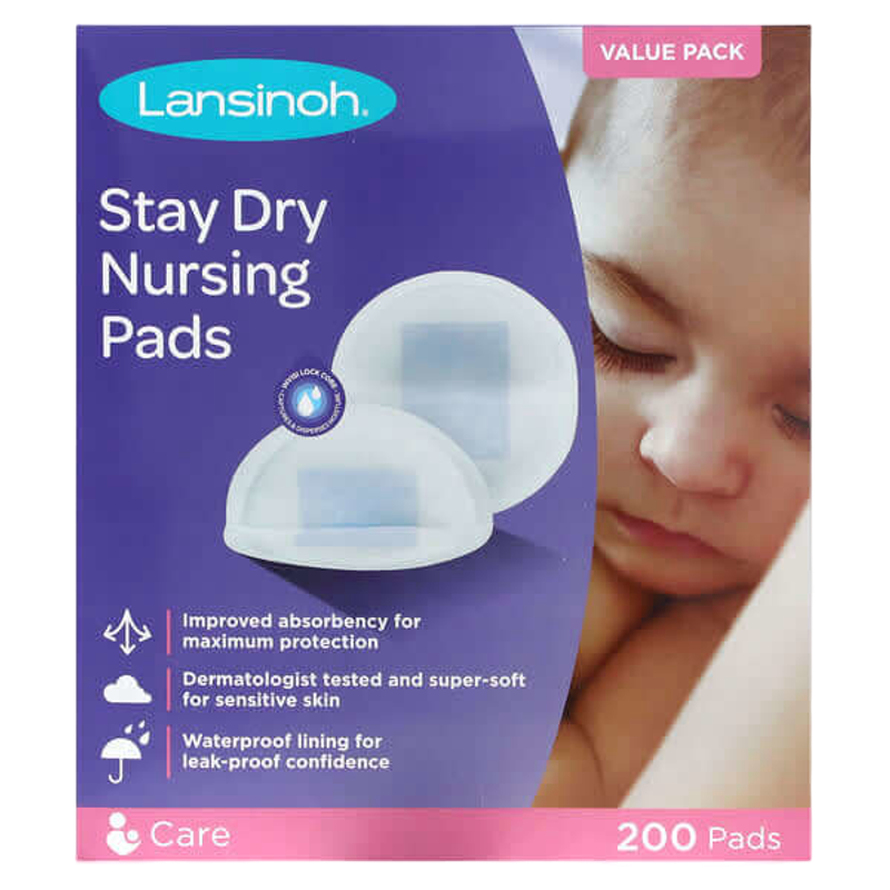 Lansinoh Stay Dry Nursing Pads 200s