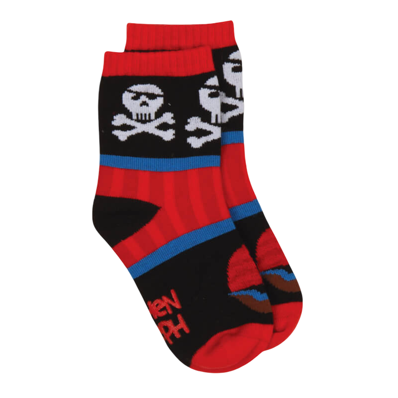 Stephen Joseph Toddler Socks - Pirate (Large)
