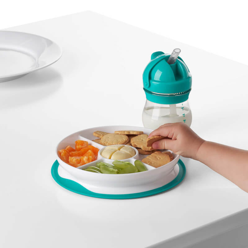 OXO Tot Stick & Stay Suction Divided Plate