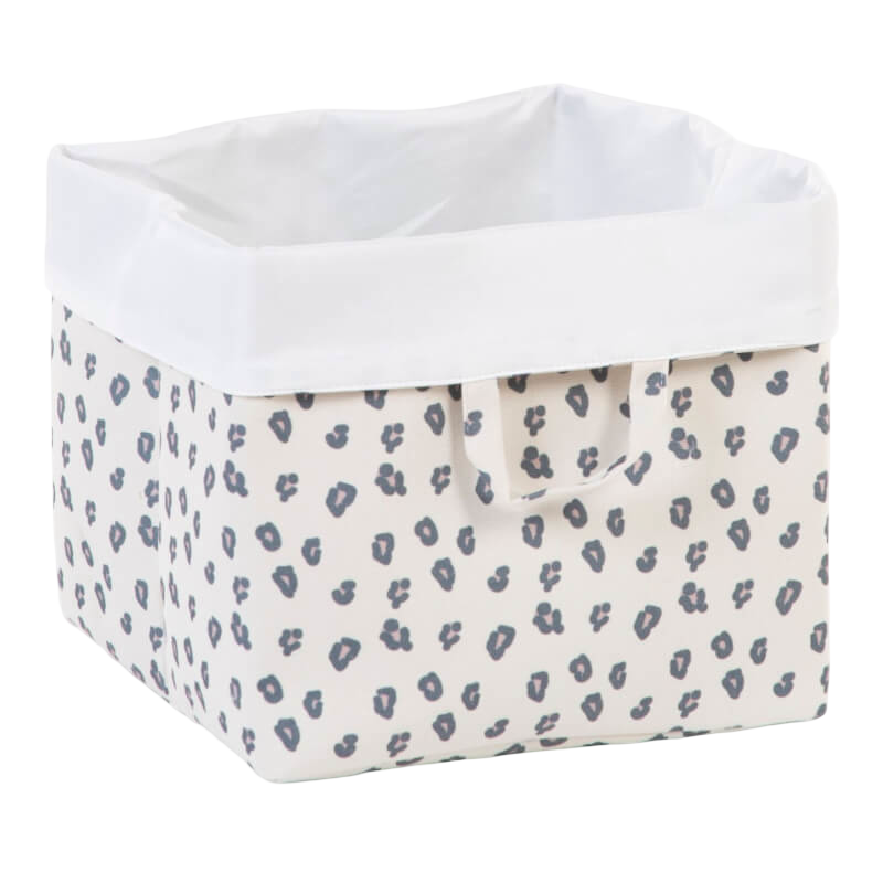 Childhome Storage Basket - Canvas, Leopard