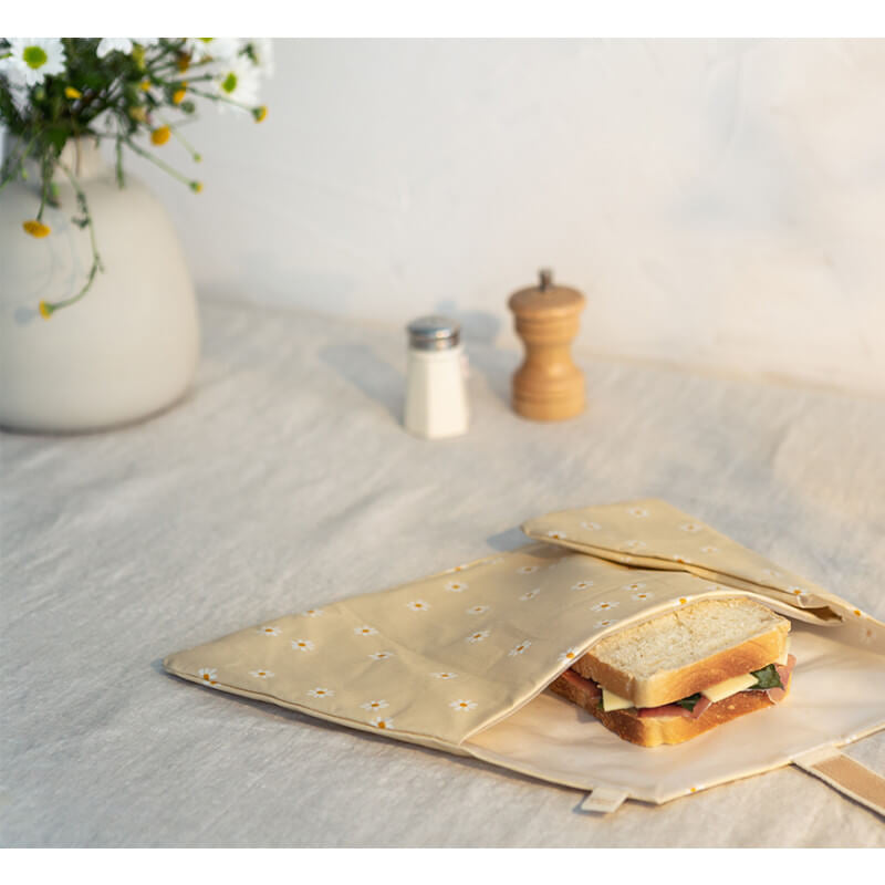Nobodinoz Sunshine Eco Sandwich Wrap - Daisies