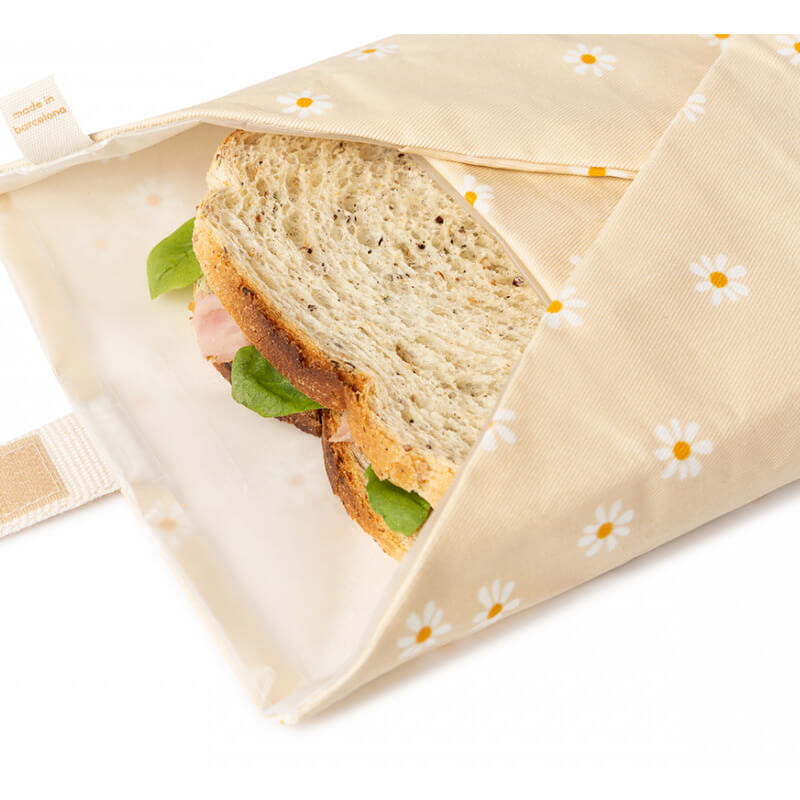 Nobodinoz Sunshine Eco Sandwich Wrap - Daisies