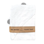 The Wee Bean Super Soft Bamboo Hooded Towel + Washcloth Set