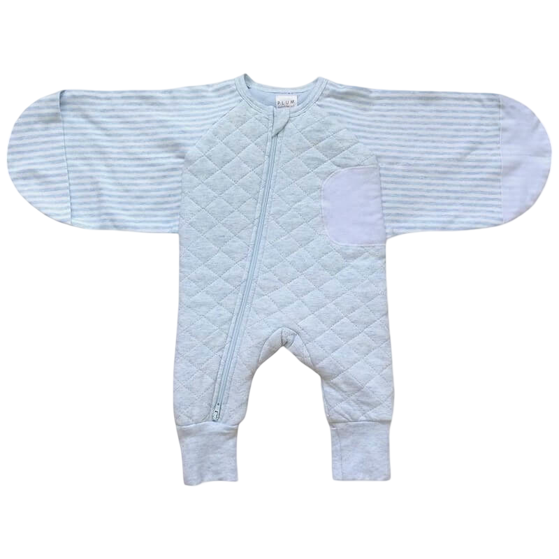 Plum Swaddle Suit - Funky Bear - 2.5 Tog - Large