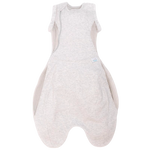 Purflo Swaddle to Sleep Bag - Minimal Grey - 0.5 Tog - 0-4m