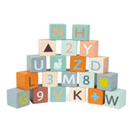 Janod Sweet Cocoon Cart with ABC Blocks