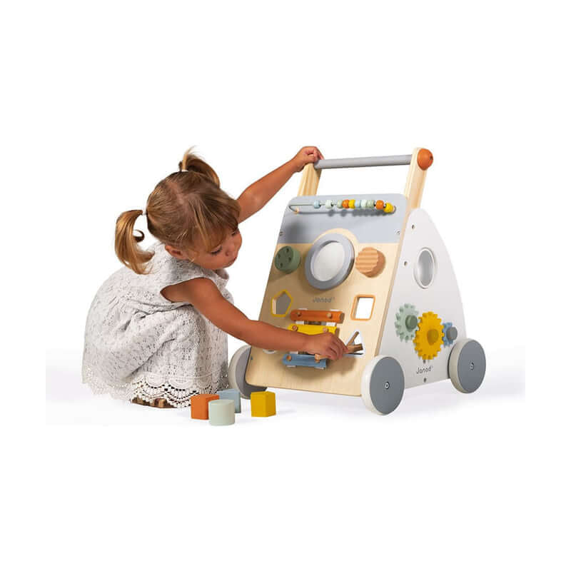 Janod Sweet Cocoon Wooden Multi-Activity Trolley