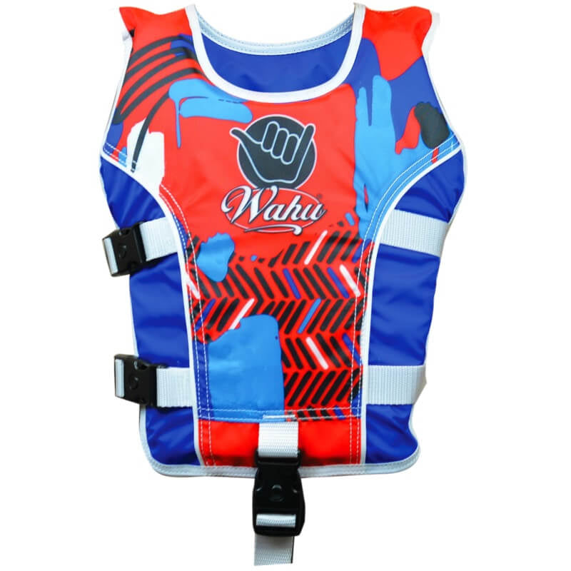 Wahu Swim Vest - Blue/Red