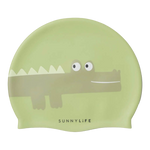 SUNNYLiFE 泳帽 - Cookie the Croc 淺卡其色