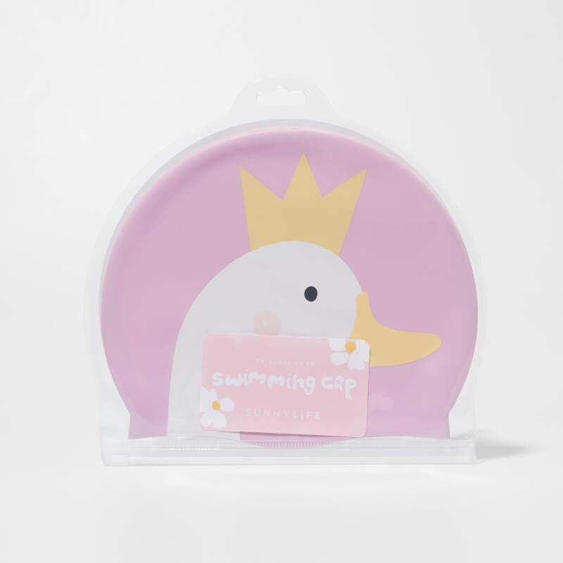 SUNNYLiFE Swimming Cap - Princess Swan Multi