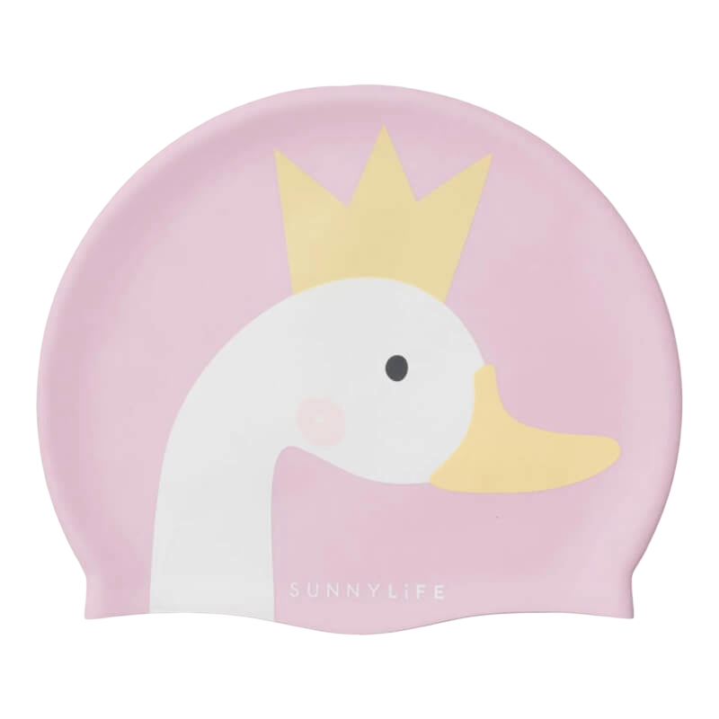 SUNNYLiFE Swimming Cap - Princess Swan Multi