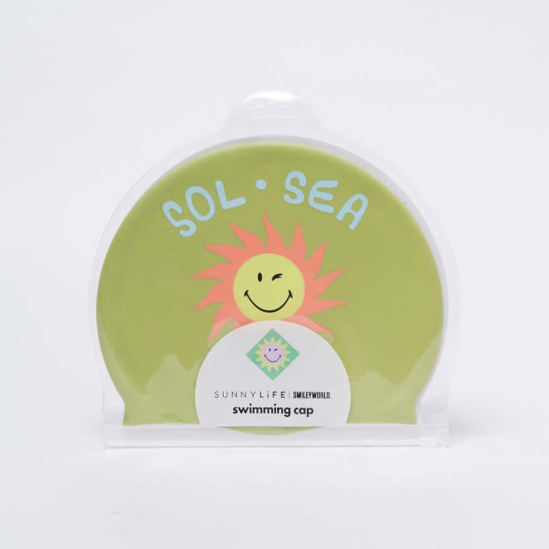 SUNNYLiFE Swimming Cap - SmileyWorld Sol Sea