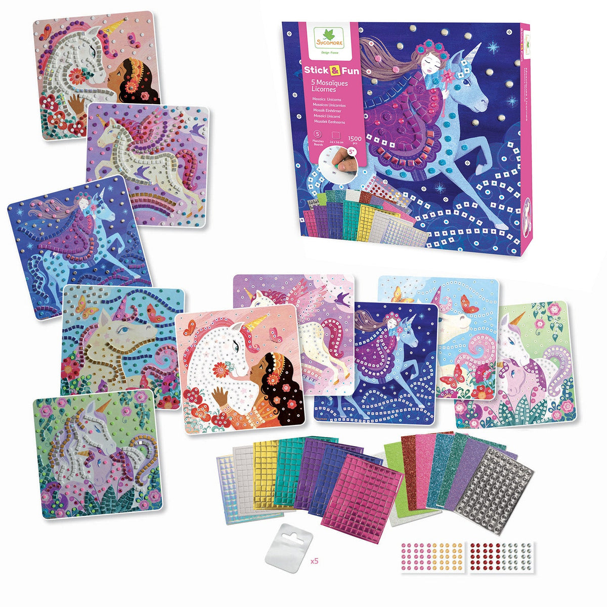 Sycomore Stick'N Fun - S Mosaics Fairies - 5Y+