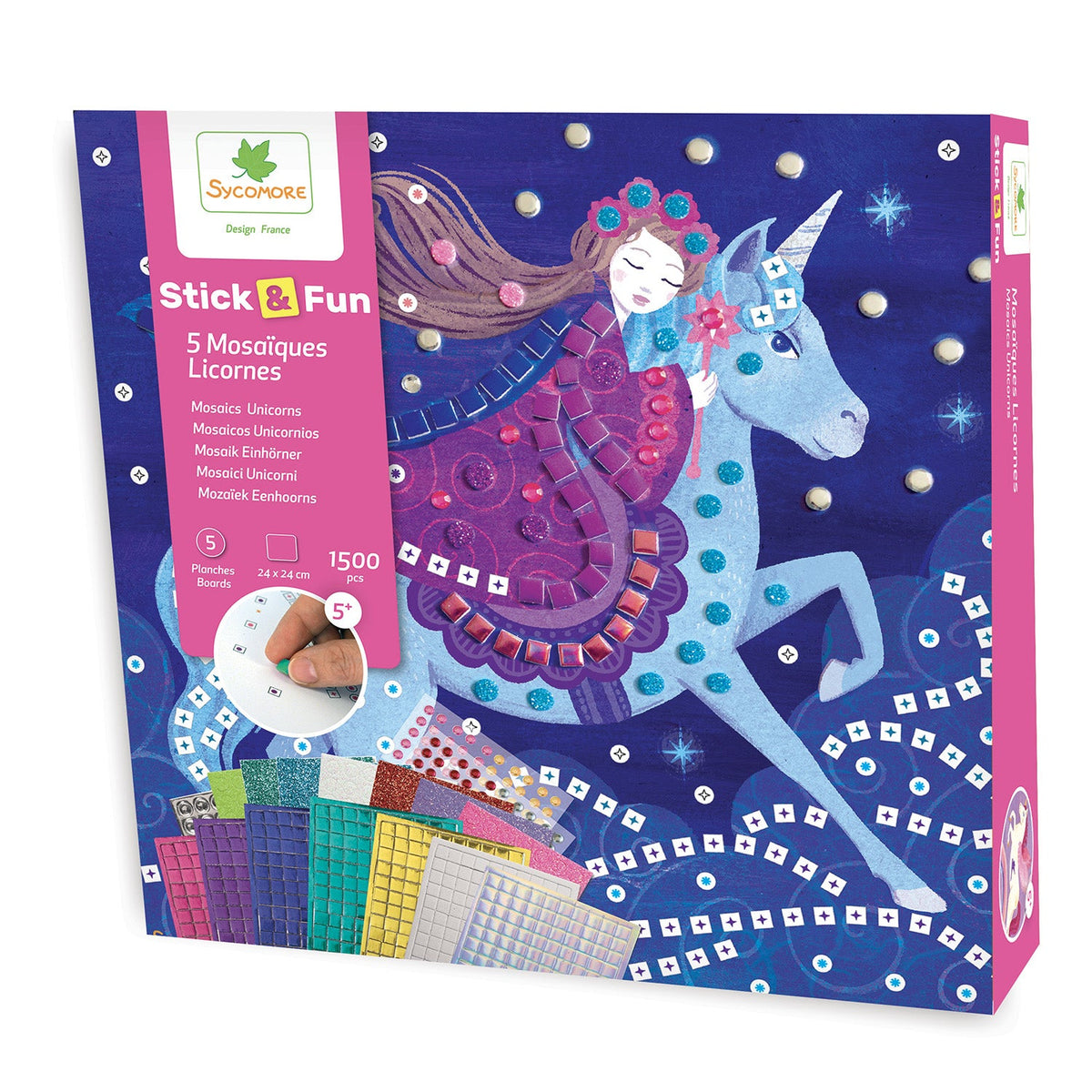 Sycomore Stick'N Fun - S Mosaics Fairies - 5Y+