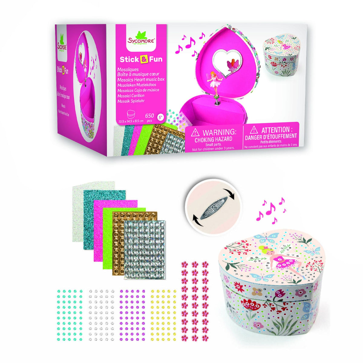 Sycomore Stick'N Fun - S Mosaics Fairies - 5Y+