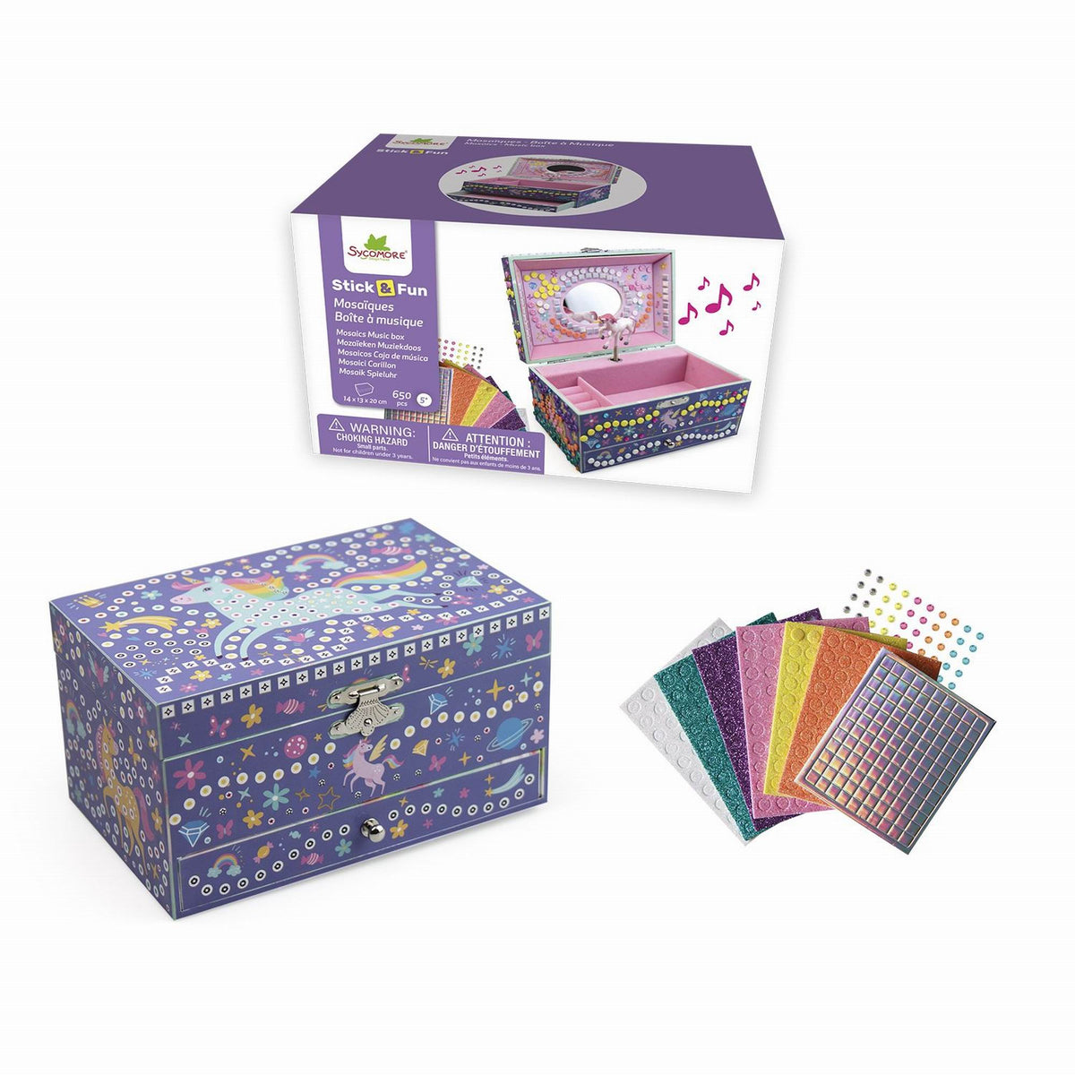 Sycomore Stick'N Fun - S Mosaics Fairies - 5Y+
