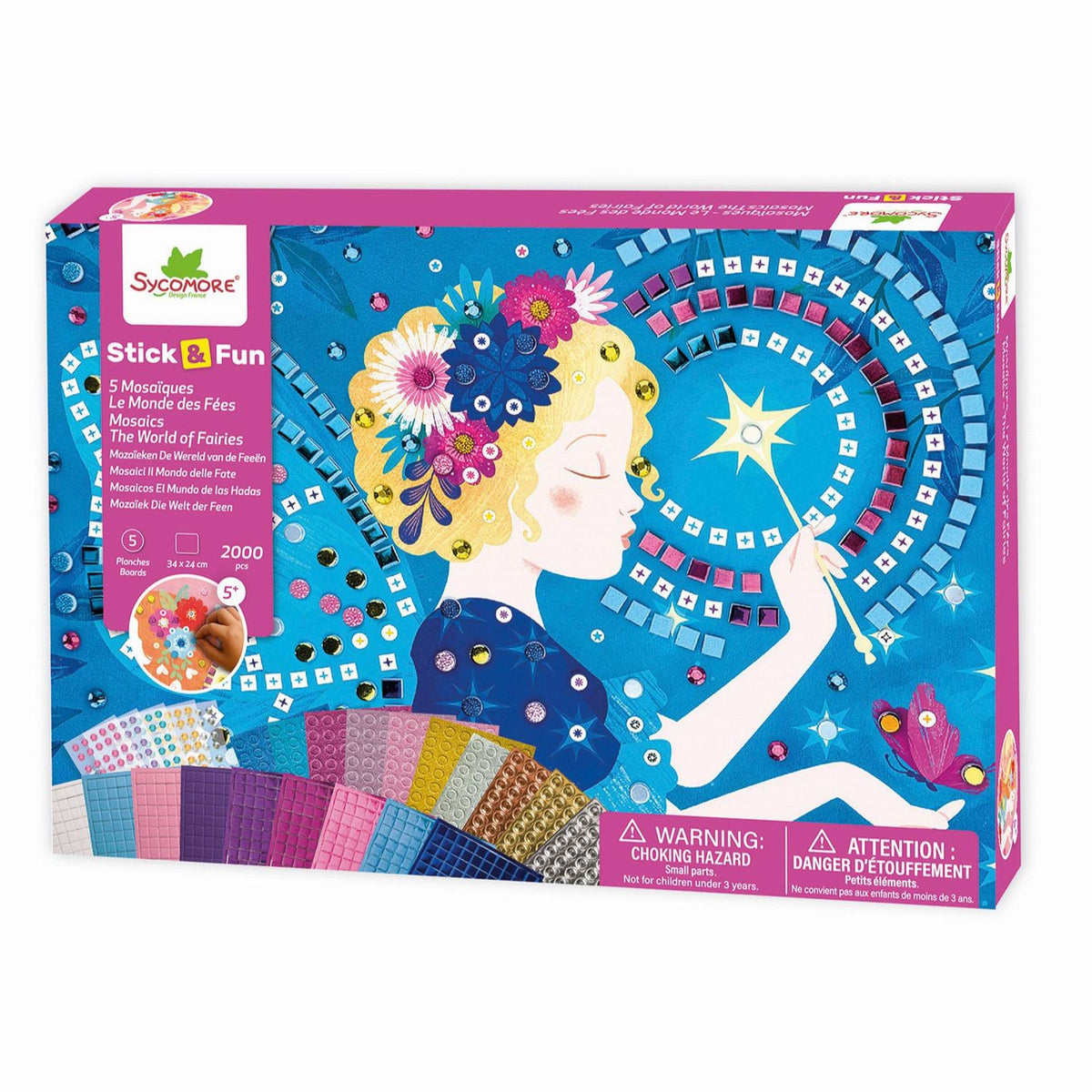 Sycomore Stick'N Fun - S Mosaics Fairies - 5Y+