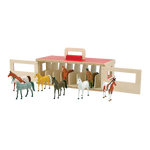 Melissa & Doug Take-Along Show-Horse Stable Play Set