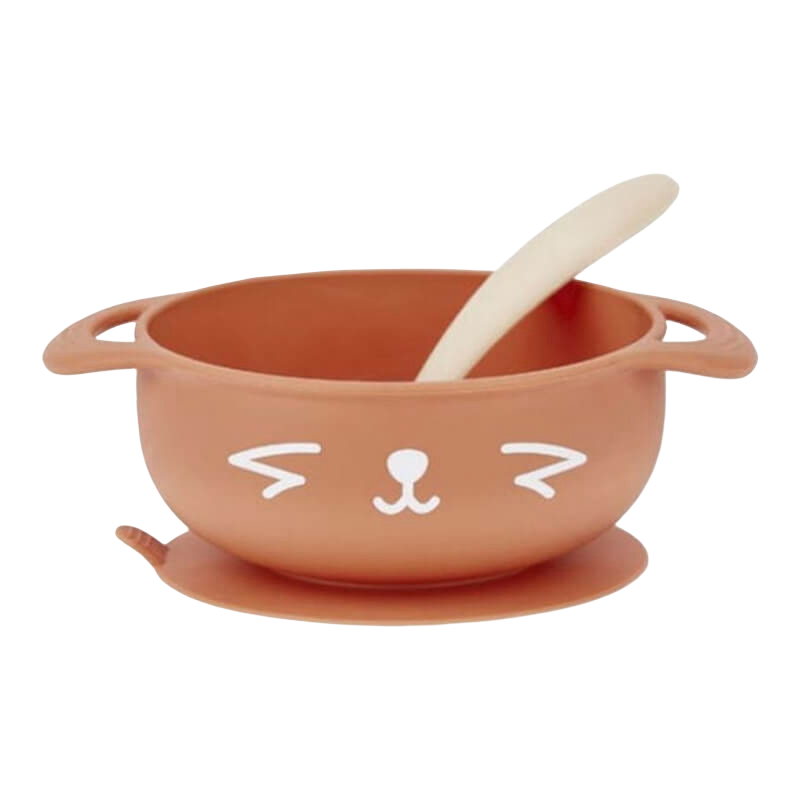 Babymoov Taste ISY 2-Piece Silicone Bowl & Spoon Weaning Set