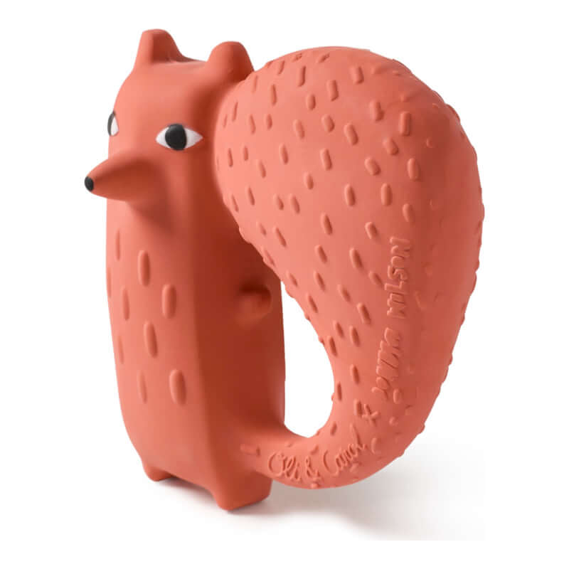 Oli&Carol Teether & Bath Toy - Donna Wilson - Cyril Squirrel Fox