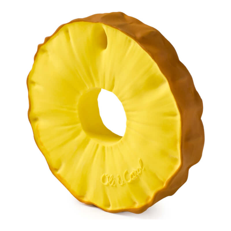 Oli&Carol Teether & Bath Toy - Fruits & Veggies - Ananas The Pineapple