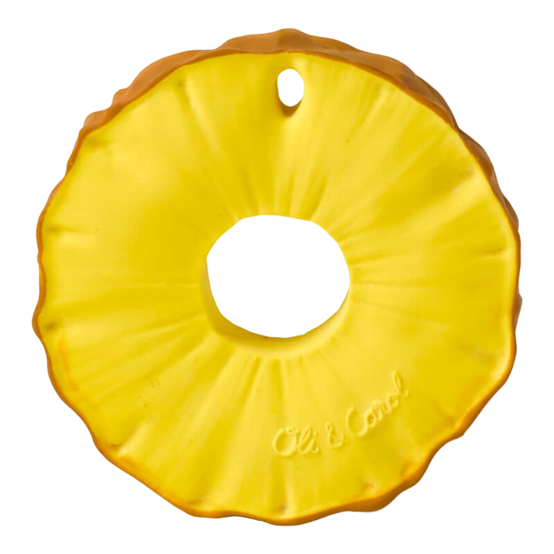 Oli&Carol Teether & Bath Toy - Fruits & Veggies - Ananas The Pineapple