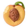 Oli&Carol Teether & Bath Toy - Fruits & Veggies - Palm Peach