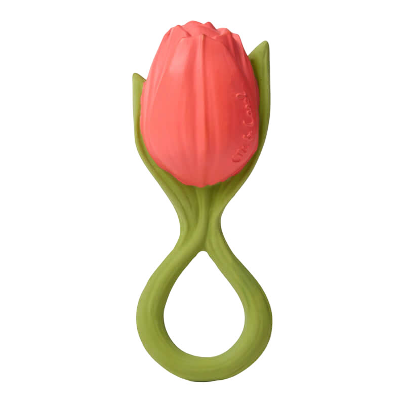 Oli&Carol Teether & Bath Toy - Garden - Theo the Tulip
